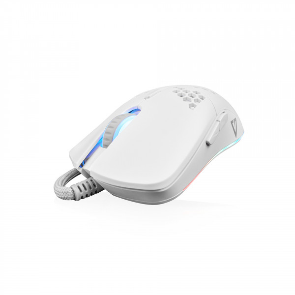 Мишка Modecom Shinobi 3327 Volcano, ігрова, 5200dpi., 6кн., біла