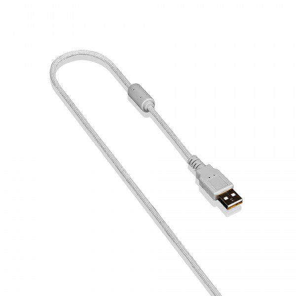 Мишка Modecom Shinobi 3327 Volcano, ігрова, 5200dpi., 6кн., біла