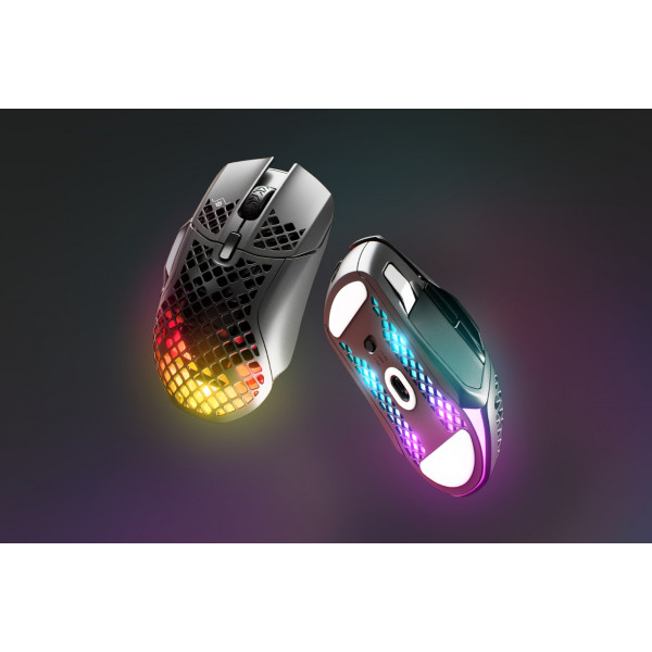 Мишка SteelSeries Aerox 5 Wireless RGB, 18000dpi., 9кн., чорна