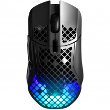 Мишка SteelSeries Aerox 5 Wireless RGB, 18000dpi., 9кн., чорна