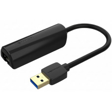 Перехідник USB 3.0 Type-A -> Ethernet RJ45 1000Mb чорний Vention