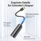 Перехідник USB 3.1 Type-C -> Ethernet RJ45 1000Mb Gigabit Vention чорний