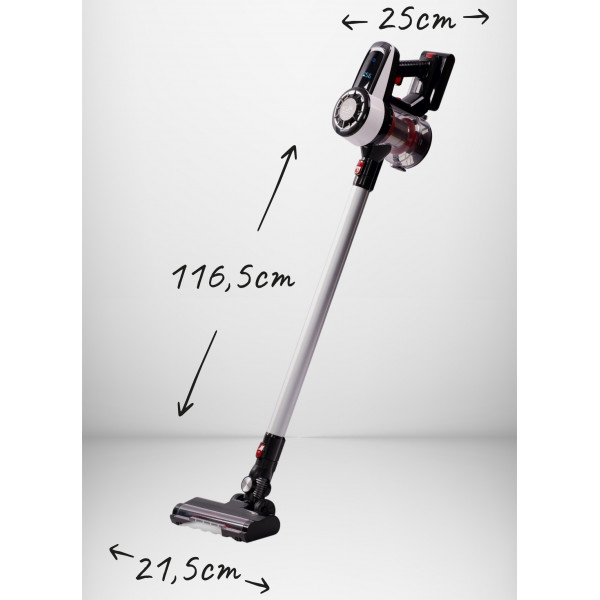 Порохотяг Adler AD 7048 бездротовий/ 350Вт/ 18 000 Pa/ 0,8л/ LED/ TURBO/ настінне кріплення