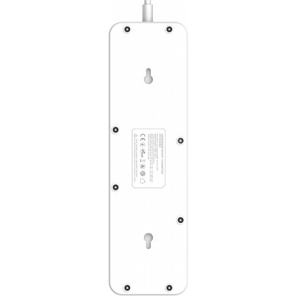 Power filtr 2.0м ProLogix Premium 5 розеток, 4 USB (1 PD +1 QC3.0 +2 AUTO ID), 2 м, біл