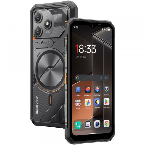 Смартфон Blackview FORT 100 6.56" HD+ /8GB/128GB/ G81 / 5000mAh / 16+13Мп / NFC / IP69K / Black