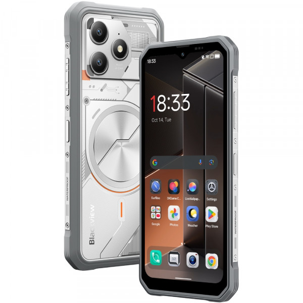 Смартфон Blackview FORT 100 6.56" HD+ /8GB/128GB/ G81 / 5000mAh / 16+13Мп / NFC / IP69K / White