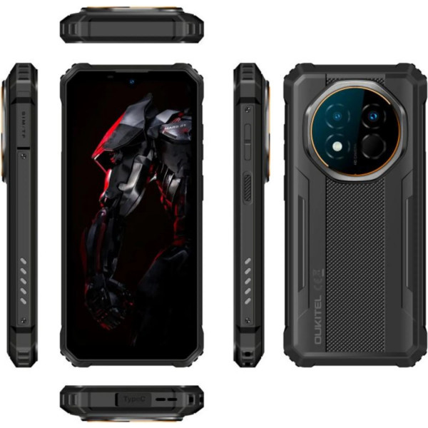 Смартфон Oukitel G6 6.52"HD /8GB/256GB/ T615 /10600mAh /64+8Мп/ IP69K /NFC Black