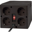 Стабілізатор напруги Defender AVR Premium 1500 600 Вт, 4 розетки, чорний