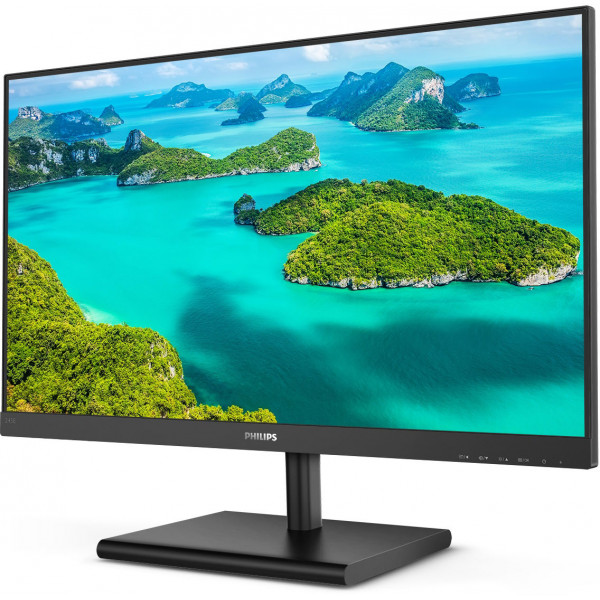 TFT 23.8" Philips 245E1S, IPS, QHD, VGA, DP, HDMI, чорний