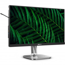 TFT 23.8" Philips 24B2G5200, IPS, 100Гц, VGA, HDMI, DP, USB-hub, HAS, Pivot, колонки, темно-сірий