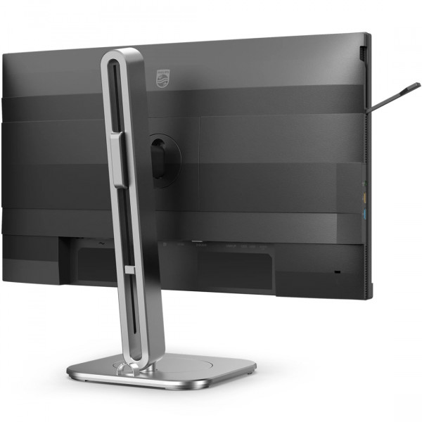 TFT 23.8" Philips 24B2G5200, IPS, 100Гц, VGA, HDMI, DP, USB-hub, HAS, Pivot, колонки, темно-сірий