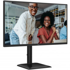 TFT 27" AOC 27E4U, IPS, 120Hz, VGA, HDMI, DP, USB-hub, HAS, Pivot, колонки, чорний