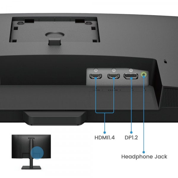 TFT 27" BenQ GW2790T, IPS, 100Hz, 2xHDMI, DP, HAS, Pivot, колонки, чорний
