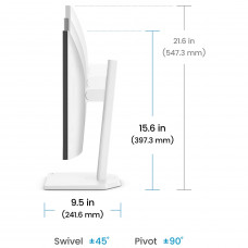 TFT 27" BenQ GW2790TC, IPS, 144Hz, HDMI, DP, USB-C, HAS, Pivot, колонки, білий