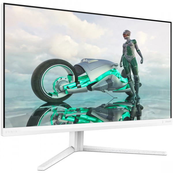 TFT 27" Philips 27M2N3201A, IPS, 180Hz, 0,5ms, 2xHDMI, DP, HAS, Pivot, колонки, білий