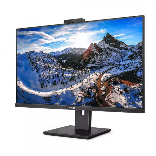 TFT 31.5" Philips 329P1H, IPS, 4K UHD, USB-C, HDMIx2, DP, RJ45, HAS, Pivot, webcam, колонки, чорн.
