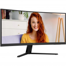 TFT 34" AOC CU34B3E, WQHD, VA, вигн., 120Гц, HDMI, DP, чорний