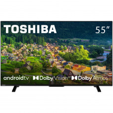 TV 55 Toshiba 55UA2363DG UHD/LED/T2/Android 11/2 x 10W/Dolby Digital/HDMI/Wi-Fi/VESA 200 x 200 M4/Bl