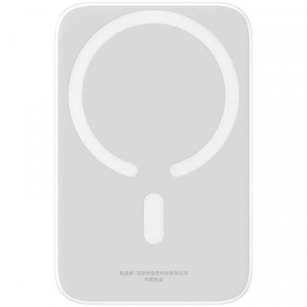 УМБ Baseus Magnetic Wireless Mini 6000mAh 20W, Type-C,PD,QC3.0 White