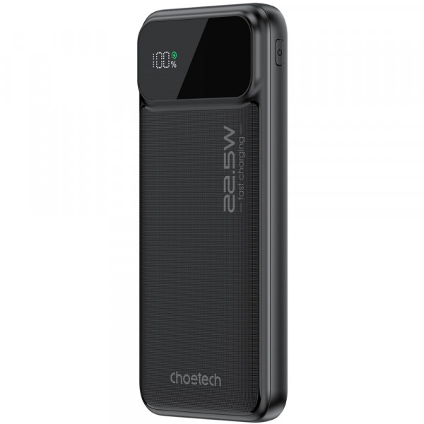 УМБ Choetech 10000mAh 22.5W PD,QC3.0 2USB-A+USB-C Black