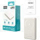 УМБ Choetech Magnetic Wireless 10000mAh 20W PD Qi-15W USB-C In/Out, тонкий, Beige