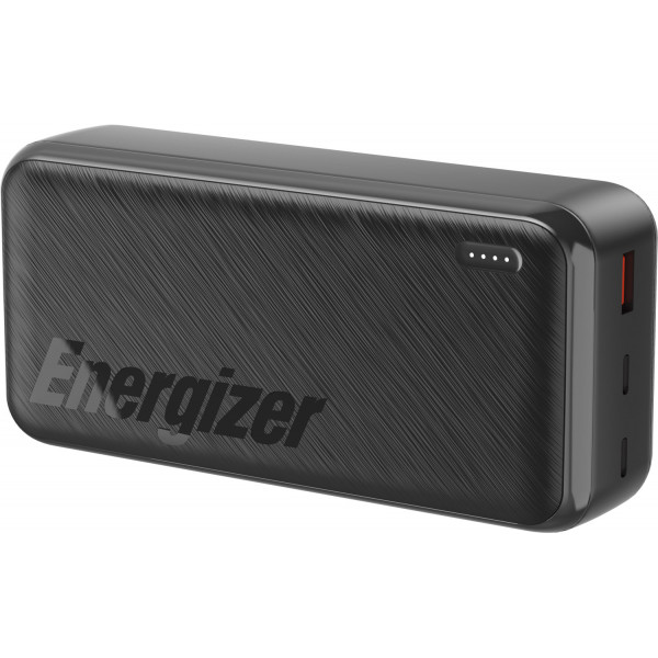 УМБ Energizer 30000mAh 22.5W PD, USB-А, 2хUSB-C Black