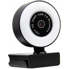 Веб-камера OKey WB230 FHD 1080P, LED підсвітка, USB