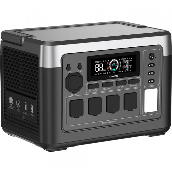 Зарядна станція Oukitel P1500E Plus 1800Вт (1536Вт/г) LiFePo4 UPS, MPPT