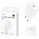 Зарядний пристрій 1xUSB 25W, (GaN, 1хUSB-C, QC+PD 3.0, вилка ЄС, для iPhone серії 12 та новіших мод.