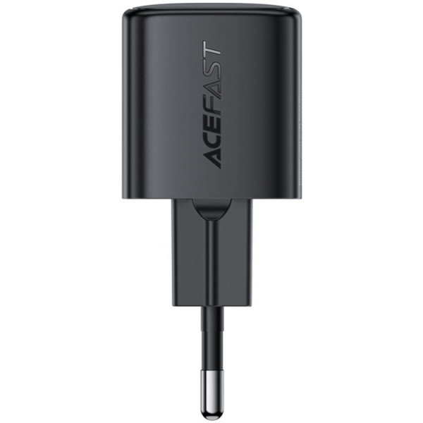 Зарядний пристрій 1xUSB-C 30W Gan A118 Fast Charger + USB-C cable black Acefast