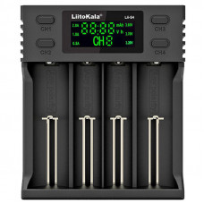 Зарядний пристрій LiitoKala Lii-S4, 4x(Lion/LiFePO4/NiMH/NiCd), Auto Polarity, Display