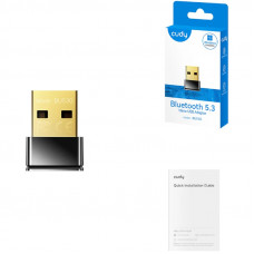 Адаптер Bluetooth Cudy BU530, 5.3 Nano USB Adapter, Nano Size, USB 2.0, Windows 11/10/8.1/7
