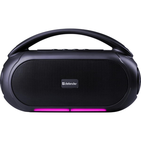 Акустична система 1.0 Defender Beatbox 12, 12Вт, Bluetooth/RGB/FM/USB/TF/MIC/ чорна