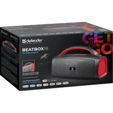 Акустична система 1.0 Defender Beatbox 18 20Вт Bluetooth//FM/USB/TF/TWS/1500мАч чорна