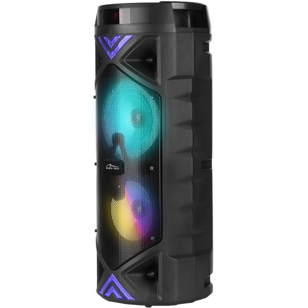 Акустична система 1.0 Media-Tech 50W, Bluetooth/FM/AUX/SD/USB/КАРАОКЕ/LED чорна