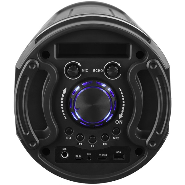 Акустична система 1.0 Media-Tech 50W, Bluetooth/FM/AUX/SD/USB/КАРАОКЕ/LED чорна