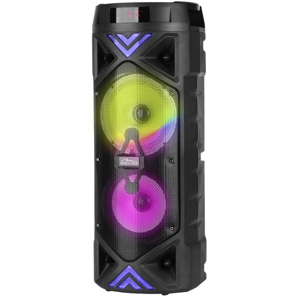 Акустична система 1.0 Media-Tech 50W, Bluetooth/FM/AUX/SD/USB/КАРАОКЕ/LED чорна