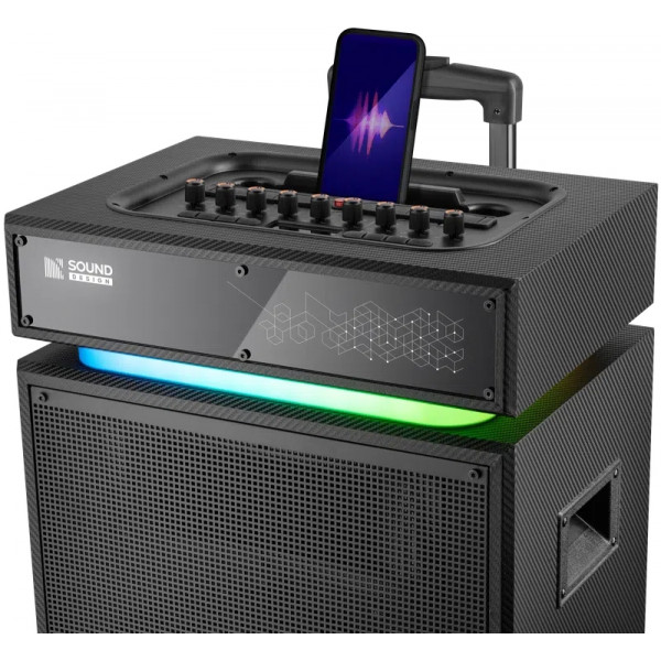 Акустична система 2.0 Defender Sound Factory, 140Вт Bluetooth/USB/TF/FM/15",LED, wooden