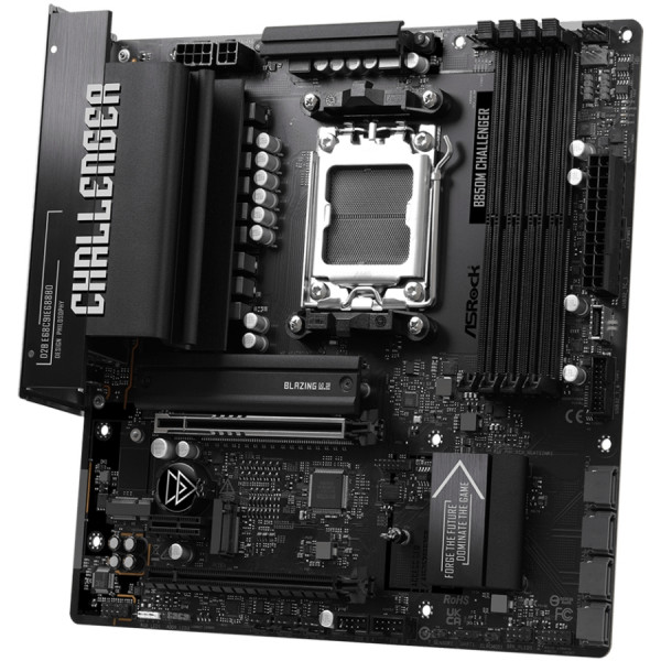 ASRock B850M CHALLENGER (AM5/B850, 4*DDR5, 2xPCIex16, HDMI/DP, 4xSATAІІІ,2xM.2, 2.5GLan, mATX)