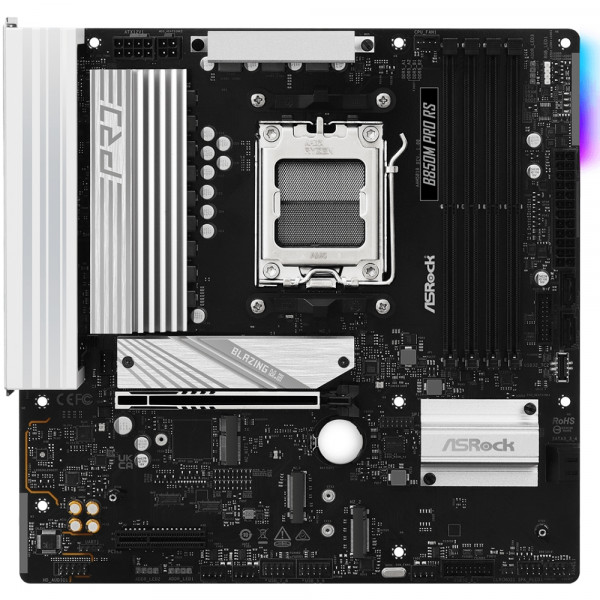 ASRock B850M Pro RS (AM5/B850, 4*DDR5, PCIex16, HDMI/DP, 4xSATAІІІ,3xM.2, 2.5GLan, mATX)