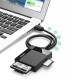 Card Reader USB 3.0 SD/TF/CF/MS 4 в 1 кабель 0.5м CR125 Ugreen
