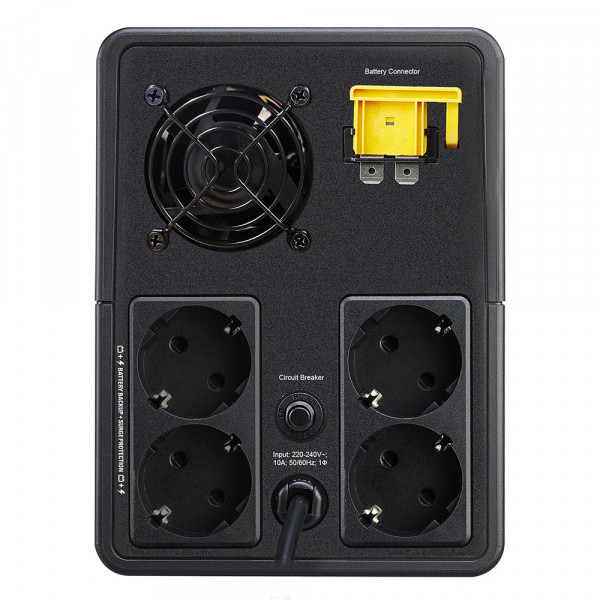 ДБЖ APC Back-UPS 1600VA/900W, USB, 4xSchuko, (BX1600MI-GR)