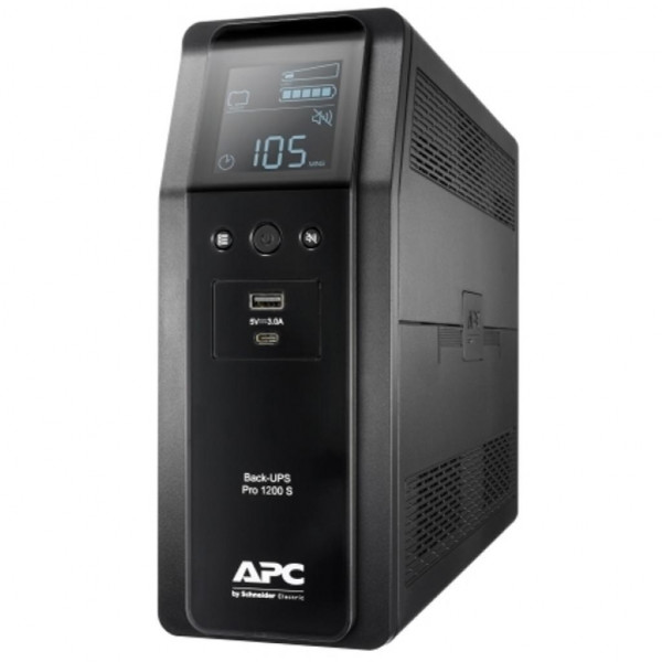 ДБЖ APC Back UPS Pro BR 1200VA, Sinewave,8 Outlets, AVR, LCD interface