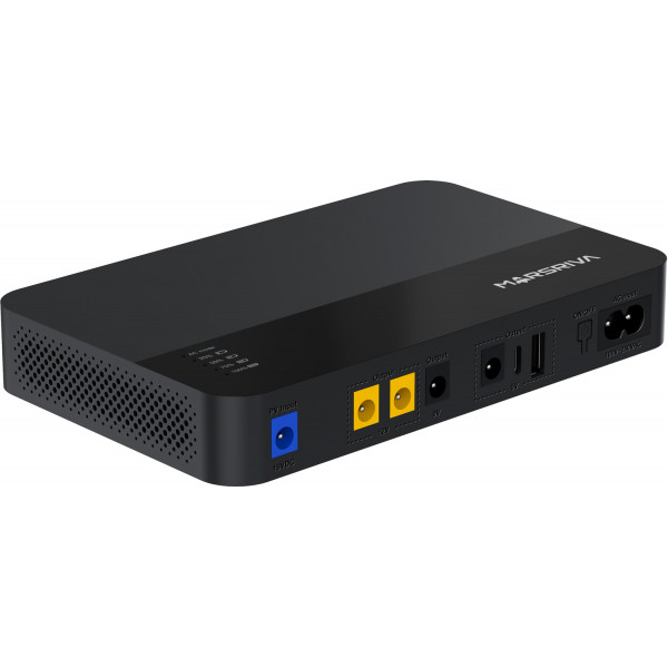 ДБЖ Marsriva DC Router UPS KP1Plus 240VAC,4хDC+USB OUT, 2x5V/9V/2x12V1.5A 18W 16000mAh Li-ion
