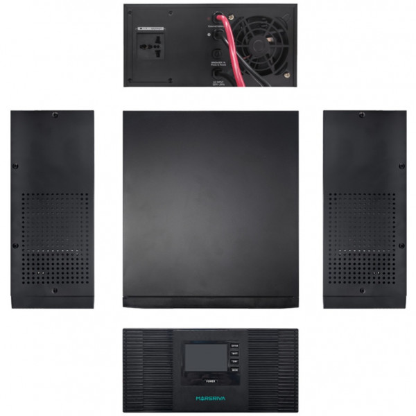 ДБЖ Marsriva MR-UT1200, 1200ВА/1000Вт, чиста синусоїда змінного струму, без АКБ, 12B
