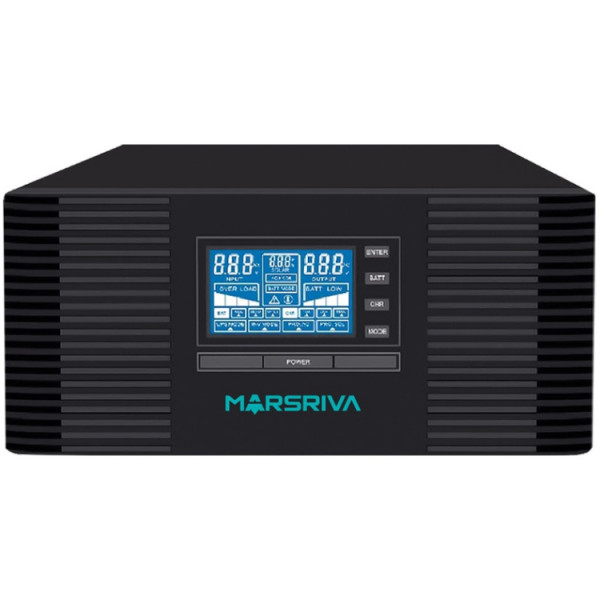 ДБЖ Marsriva MR-UT1500, 1500ВА/1200Вт, чиста синусоїда змінного струму, без АКБ, 24B