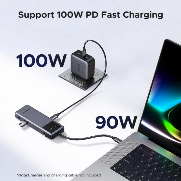 Док-станція USB3.2 Type-C -> HDMI 4K60Hz/2xUSB-А 3.2/2xUSB-C 3.2/PD 100W 6-in-1 CM888 Ugreen