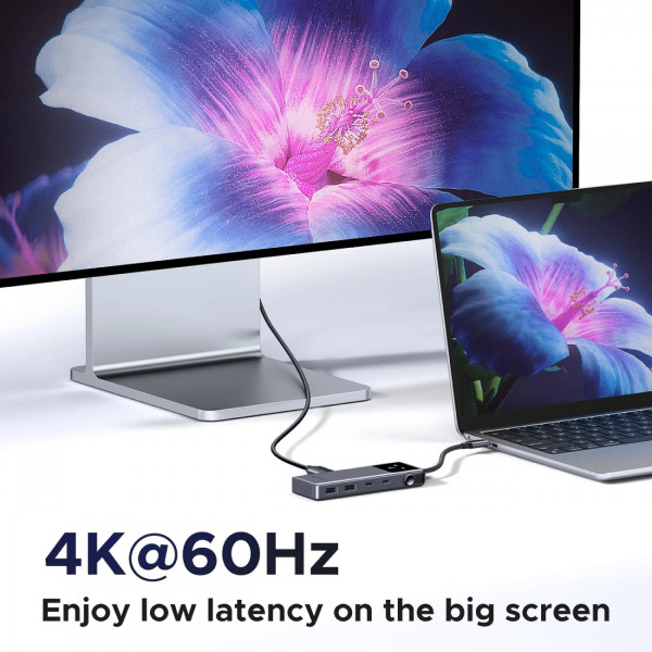 Док-станція USB3.2 Type-C -> HDMI 4K60Hz/2xUSB-А 3.2/2xUSB-C 3.2/PD 100W 6-in-1 CM888 Ugreen