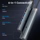 Док-станція USB3.2 Type-C -> HDMI 4K60Hz/USB 3.0x2/RJ45/PD 100W Hub 6-in-1 Vention