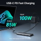 Док-станція USB3.2 Type-C -> HDMIx2,8K30Hz/4K60Hz/3xUSB-A/2xUSB-C 3.2/ RJ45/SD/TF/PD 100W CM639